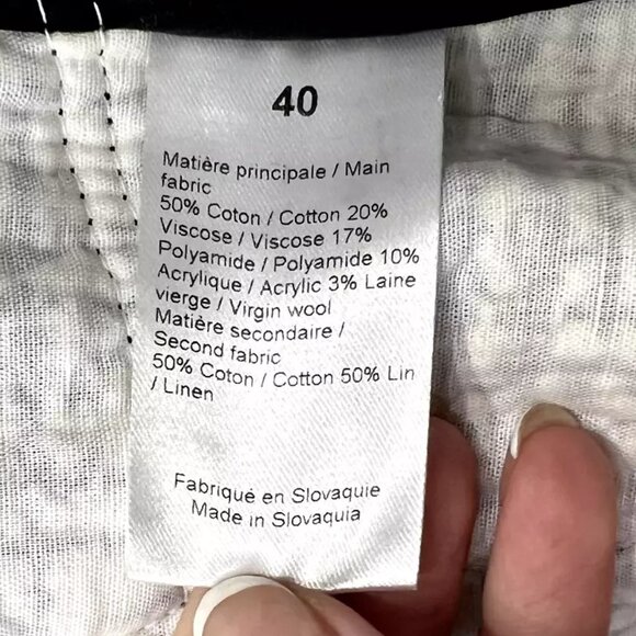 855 Sonia Rykiel Multi-Color Tweed Dress size 8/FR 40 Faux 2 Piece Sheath - Picture 10 of 11